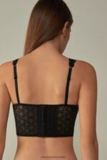 Underwear CA Intimissimi Women Eleonora Lace Balconette Bra 019-Black DD6R6T678 - Image 5