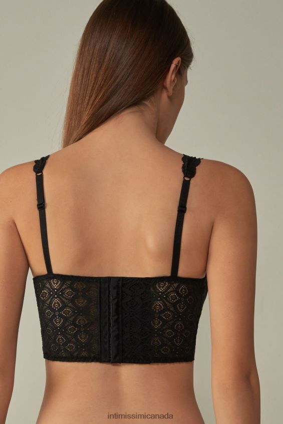 Underwear CA Intimissimi Women Eleonora Lace Balconette Bra 019-Black DD6R6T678 - Image 5