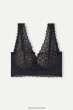 Underwear CA Intimissimi Women Eleonora Lace Balconette Bra 019-Black DD6R6T678 - Image 6