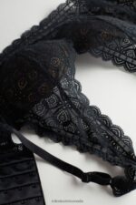 Underwear CA Intimissimi Women Eleonora Lace Balconette Bra 019-Black DD6R6T678 - Image 7