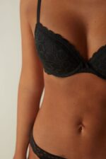 Underwear CA Intimissimi Women Elettra Lace Super Push-Up Bra 019-Black DD6R6T673 - Image 4