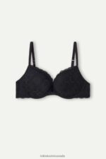 Underwear CA Intimissimi Women Elettra Lace Super Push-Up Bra 019-Black DD6R6T673 - Image 6