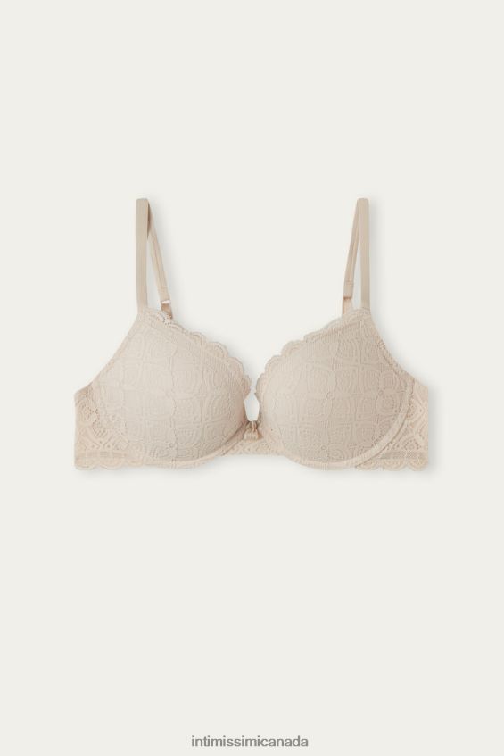 Underwear CA Intimissimi Women Elettra Lace Super Push-Up Bra 2280-Pink Silk DD6R6T682 - Image 6