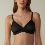 Underwear CA Intimissimi Women Emma Invisible Touch Triangle Bra 019-Black DD6R6T778