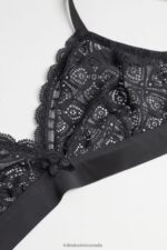 Underwear CA Intimissimi Women Emma Lace Triangle Bra 019-Black DD6R6T690 - Image 7