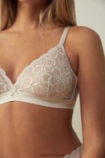 Underwear CA Intimissimi Women Emma Lace Triangle Bra 2280-Pink Silk DD6R6T680 - Image 3
