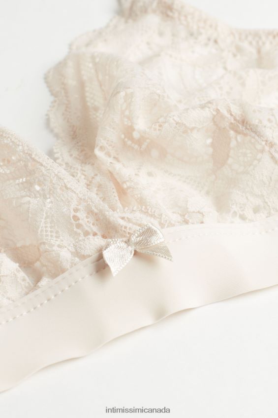Underwear CA Intimissimi Women Emma Lace Triangle Bra 2280-Pink Silk DD6R6T680 - Image 7