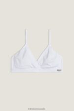 Underwear CA Intimissimi Women Emma Natural Cotton Triangle Bra 001-White DD6R6T756 - Image 5