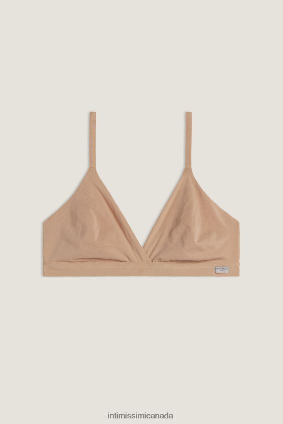 Underwear CA Intimissimi Women Emma Natural Cotton Triangle Bra 044-Soft Beige DD6R6T753 - Image 5
