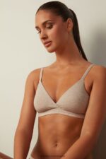 Underwear CA Intimissimi Women Emma Natural Cotton Triangle Bra 112I-Natural Blend DD6R6T715 - Image 2