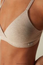 Underwear CA Intimissimi Women Emma Natural Cotton Triangle Bra 112I-Natural Blend DD6R6T715 - Image 3
