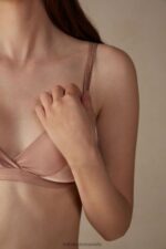 Underwear CA Intimissimi Women Emma Silk Triangle Bra 163I-Satin Pink DD6R6T794 - Image 3