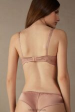 Underwear CA Intimissimi Women Emma Silk Triangle Bra 163I-Satin Pink DD6R6T794 - Image 5