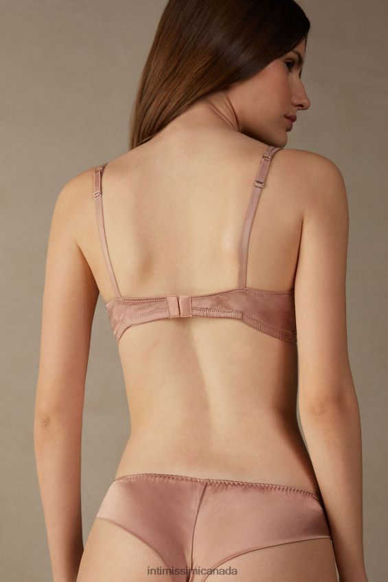 Underwear CA Intimissimi Women Emma Silk Triangle Bra 163I-Satin Pink DD6R6T794 - Image 5