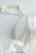 Underwear CA Intimissimi Women Emma Silk Triangle Bra 2127-Powder White DD6R6T797 - Image 7