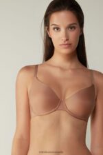 Underwear CA Intimissimi Women Francesca Ultralight Microfibre Balconette Bra 417I-Medium Beige DD6R6T704