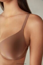 Underwear CA Intimissimi Women Francesca Ultralight Microfibre Balconette Bra 417I-Medium Beige DD6R6T704 - Image 3