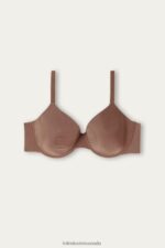 Underwear CA Intimissimi Women Francesca Ultralight Microfibre Balconette Bra 502I-Dark Beige DD6R6T698 - Image 6