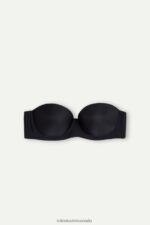 Underwear CA Intimissimi Women Giada Microfibre Bandeau Bra 019-Black DD6R6T809 - Image 5