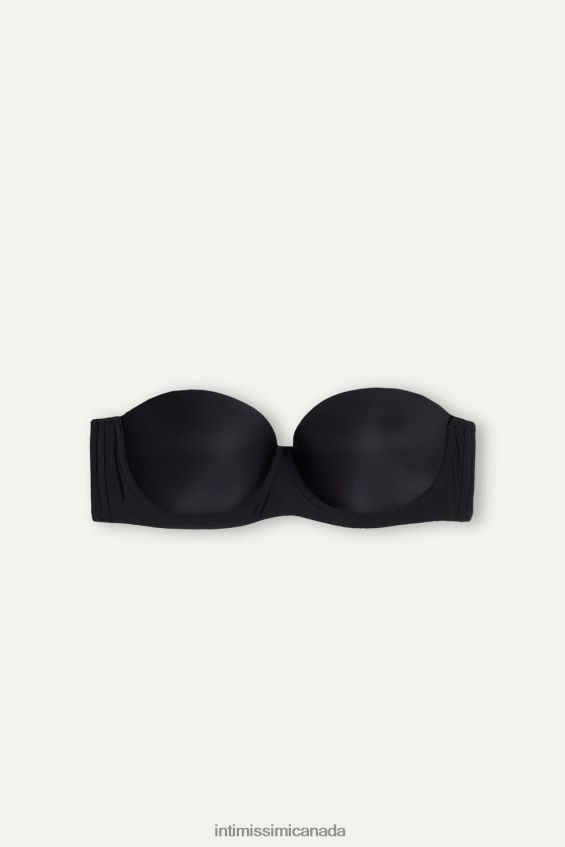 Underwear CA Intimissimi Women Giada Microfibre Bandeau Bra 019-Black DD6R6T809 - Image 5