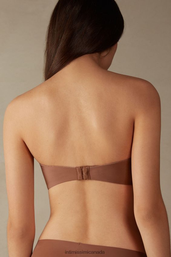 Underwear CA Intimissimi Women Giada Microfibre Bandeau Bra 502I-Dark Beige DD6R6T769 - Image 5