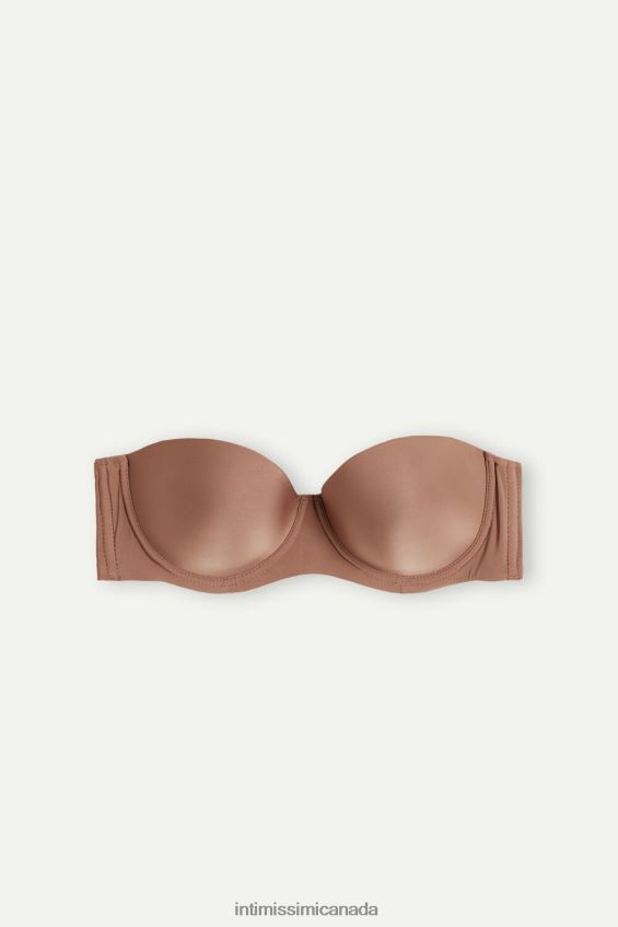 Underwear CA Intimissimi Women Giada Microfibre Bandeau Bra 502I-Dark Beige DD6R6T769 - Image 6