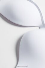 Underwear CA Intimissimi Women Gioia B Cup Microfibre Super Push-Up Bra 001-White DD6R6T790 - Image 7