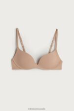 Underwear CA Intimissimi Women Gioia B Cup Microfibre Super Push-Up Bra 044-Soft Beige DD6R6T839 - Image 5