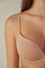 Underwear CA Intimissimi Women Gioia C-D Cup Microfibre Super Push-Up Bra 044-Soft Beige DD6R6T835 - Image 3
