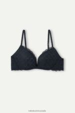 Underwear CA Intimissimi Women Gioia Lace Super Push-Up Bra 019-Black DD6R6T721 - Image 6