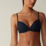Underwear CA Intimissimi Women Gioia Lace Super Push-Up Bra 1467-Intense Blue DD6R6T707