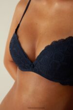 Underwear CA Intimissimi Women Gioia Lace Super Push-Up Bra 1467-Intense Blue DD6R6T707 - Image 3