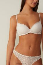Underwear CA Intimissimi Women Gioia Lace Super Push-Up Bra 2280-Pink Silk DD6R6T711