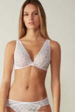 Underwear CA Intimissimi Women Giorgia Lace Balconette Bra 001-White DD6R6T694