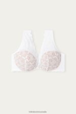 Underwear CA Intimissimi Women Giorgia Lace Balconette Bra 001-White DD6R6T694 - Image 6
