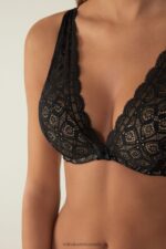 Underwear CA Intimissimi Women Giorgia Lace Balconette Bra 019-Black DD6R6T697 - Image 4