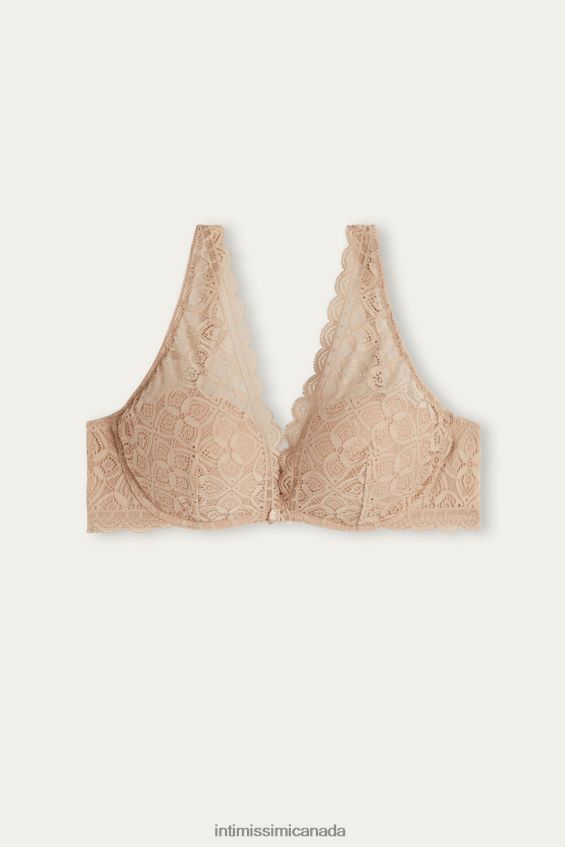 Underwear CA Intimissimi Women Giorgia Lace Balconette Bra 044-Soft Beige DD6R6T718 - Image 6