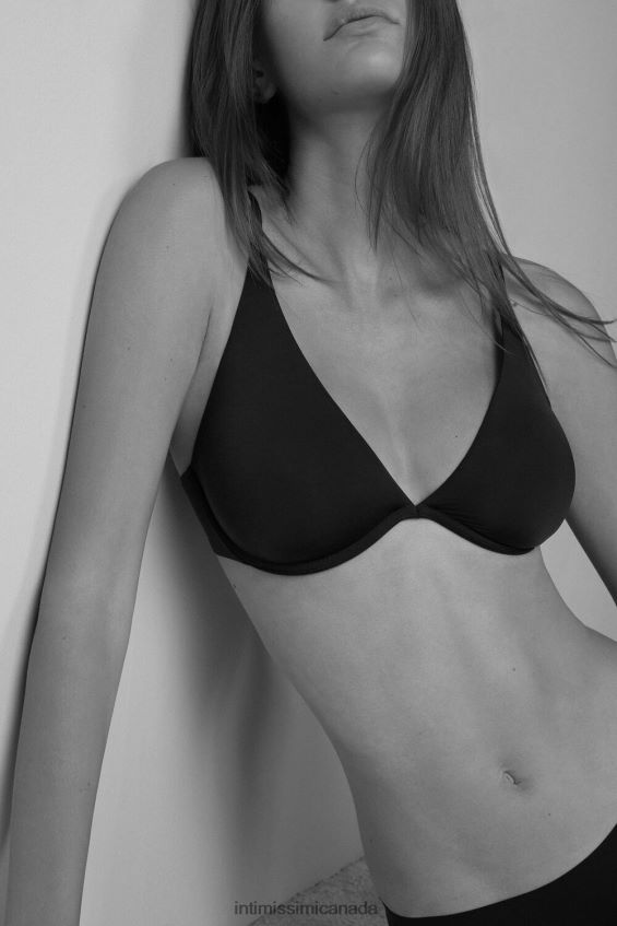 Underwear CA Intimissimi Women Giulia Ultralight Microfibre Balconette Bra 019-Black DD6R6T722 - Image 2