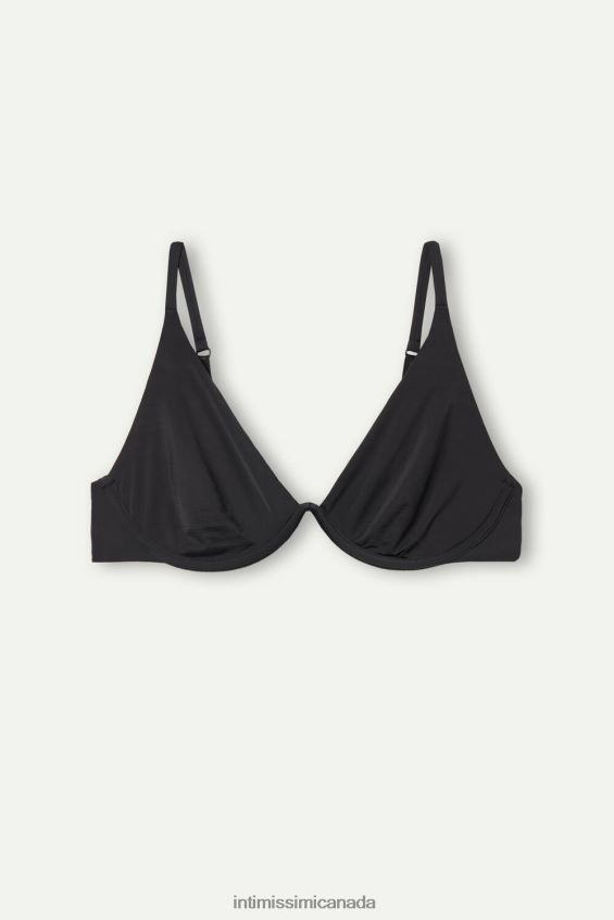 Underwear CA Intimissimi Women Giulia Ultralight Microfibre Balconette Bra 019-Black DD6R6T722 - Image 6