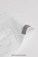 Underwear CA Intimissimi Women Greta Natural Cotton Balconette Bra 001-White DD6R6T763 - Image 6