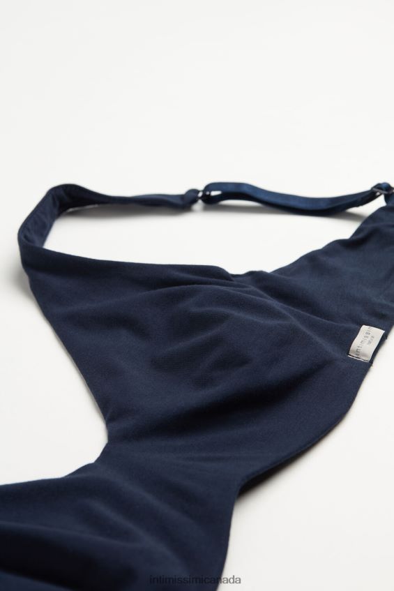 Underwear CA Intimissimi Women Greta Natural Cotton Balconette Bra 1467-Intense Blue DD6R6T688 - Image 7