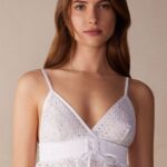 Underwear CA Intimissimi Women Hello Sunshine Sangallo Bra Top 001-White DD6R6T525