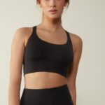 Underwear CA Intimissimi Women In Action Bra Top 019-Black DD6R6T747