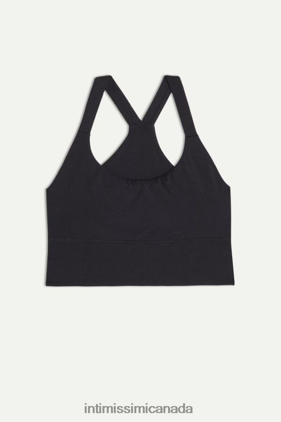 Underwear CA Intimissimi Women In Action Bra Top 019-Black DD6R6T747 - Image 6