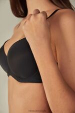 Underwear CA Intimissimi Women Irina Microfibre Balconette Bra 019-Black DD6R6T807 - Image 3