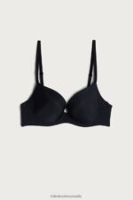 Underwear CA Intimissimi Women Irina Microfibre Balconette Bra 019-Black DD6R6T807 - Image 6