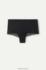 Underwear CA Intimissimi Women Lace French Knickers 019-Black DD6R6T1074 - Image 6