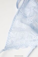 Underwear CA Intimissimi Women Lace Thong with Side Straps 220J-Airy Blue DD6R6T979 - Image 6