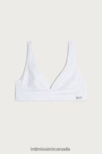 Underwear CA Intimissimi Women Lara Cotton Triangle Bra 001-White DD6R6T806 - Image 6