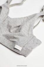 Underwear CA Intimissimi Women Lara Cotton Triangle Bra 031-Light Grey Melange DD6R6T804 - Image 7